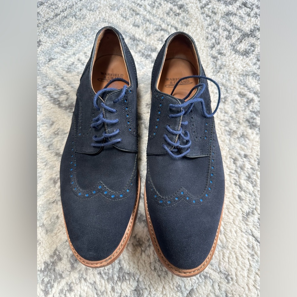 Warfield&Grand Suede Oxford Shoes Size 8.5